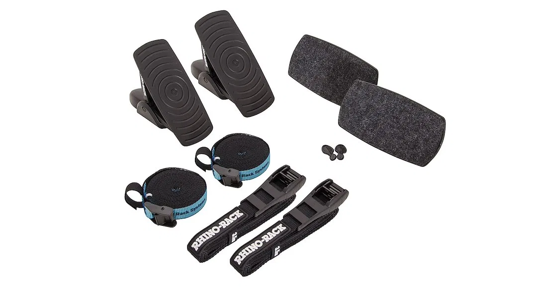 581 – RHINO RACK Kayak Carrier, For Mounting Kayak To Rhino Rack's Roof Rack Fixed Cradle Style Rear Load Holds 1 Kay...